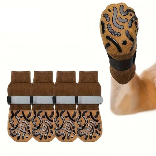 Pack non slip dog socks - 4-pack,