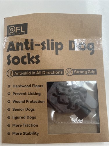 Set anti slip dog - 4x, socks