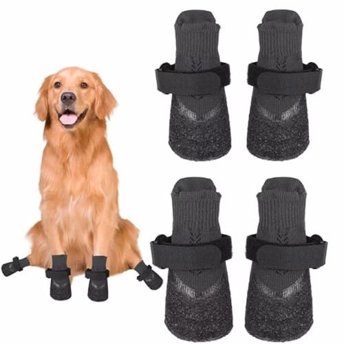 4pcs waterproof dog shoes - dog,