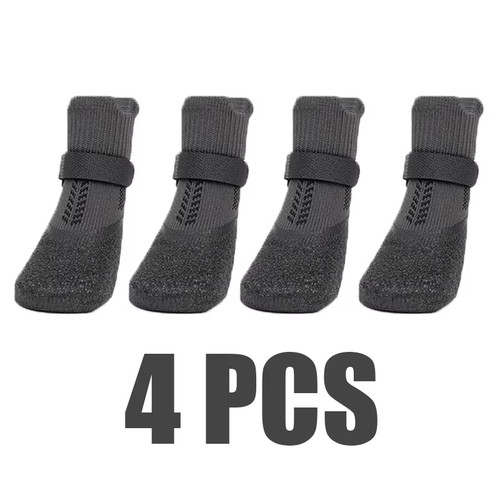 4pcs waterproof pet socks - waterproof,