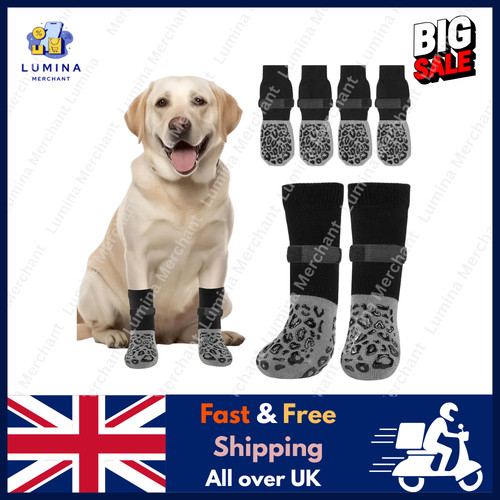 Pack anti slip dog socks - 4-pack, anti-slip