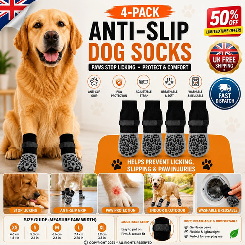 Pack anti slip dog - anti-slip, socks