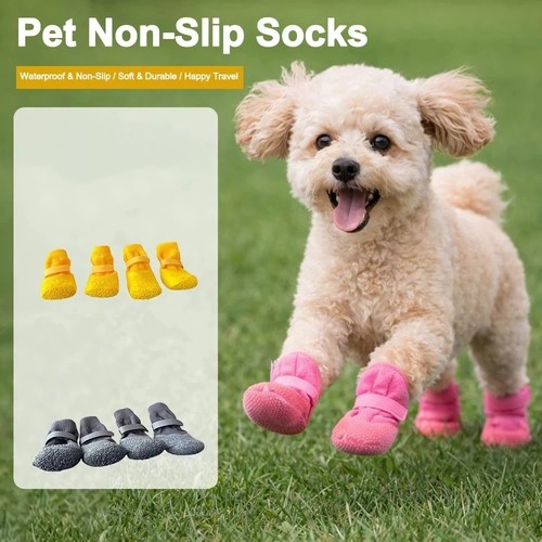 4pcs waterproof dog shoes - waterproof,