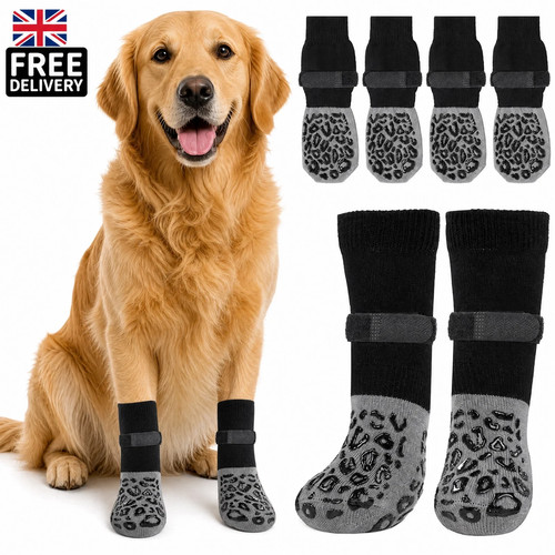 Pack anti slip dog socks - 4-pack, anti-slip